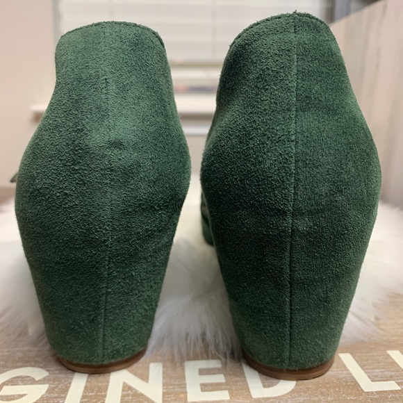 Jeffery Campbell suede mary jane wedges green size - Picture 8 of 8